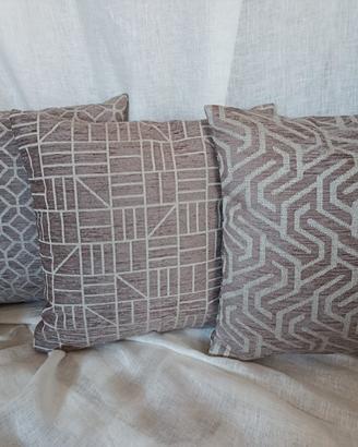 Tris federe per cuscini decorativi 