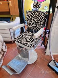 poltrona da barbiere vintage 