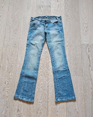 jeans a vita bassa Zara