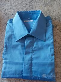 Camicia azzurra Vancini