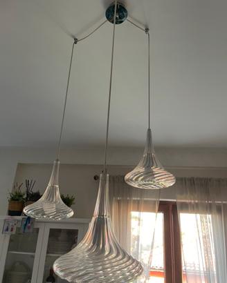 Lampadario vetro