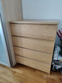 cassettiera ikea 80x100x48 cm