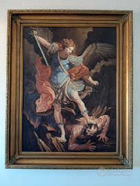 Quadro copia San Michele Arcangelo di Guido Reni