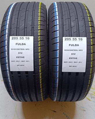 2 GOMME 205 55 16 FULDA RIF4634
