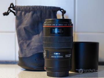 Canon EF 100mm f/2.8 L Macro IS USM - ECCELLENTE