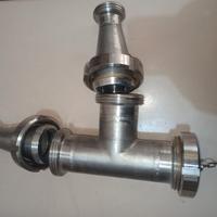 Raccordo in acciaio inox Tee din 50 - din 25