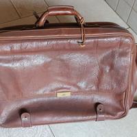 Valigia e borse viaggio in pelle
