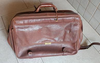 Valigia e borse viaggio in pelle