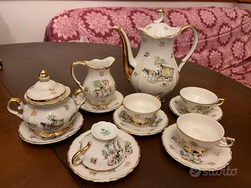 Servizio porcellana oro Bavaria Tirschen Prinzess