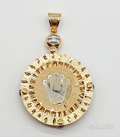 COD.1690.24 CIONDOLO ORO 18K 750 "ROLEX" GR.5,33