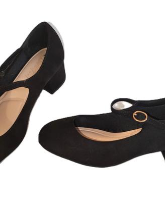 Scarpe donna decolleté nere modello Mary Jean