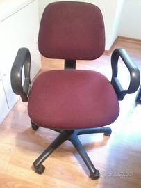 poltroncina ufficio girevole