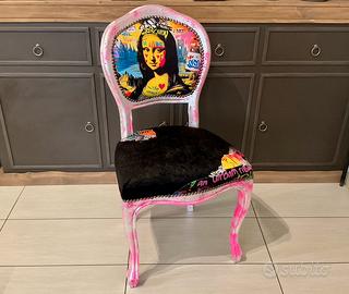 Sedia pop art Monna Lisa