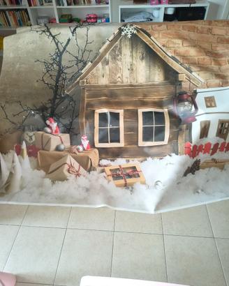 Fondale fotografico natale