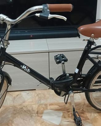 Bicicletta pieghevole TEKLIO La Mia 20" – nera