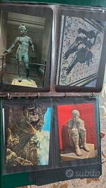 Lotto cartoline archeologiche Pompei, affreschi, 