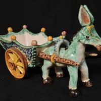 Cassetta Vietri – Grande Asino ceramica vietrese