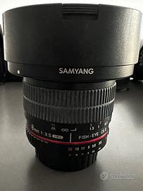 Obiettivo Samyang 8mm f/3.5 UMC Fish-Eye CS II