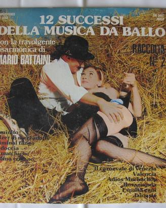 DISCO VINILE MARIO BATTAINI 12 SUCCESSI MUSICALI