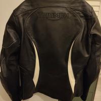 Giacca moto pelle Triumph donna S nuova