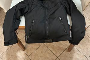 Giubbotto Moto donna JS in tessuto