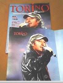 Vasco Rossi poster e rivista Torino Magazine 2005