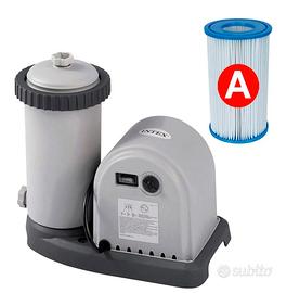 pompa intex per piscina  con filtro a cartuccia