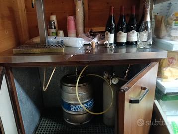 Banco frigo per spillatura birra o vino