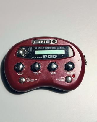Line6 Pocket Pod con pedaliera