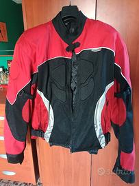 giacca moto con gilet