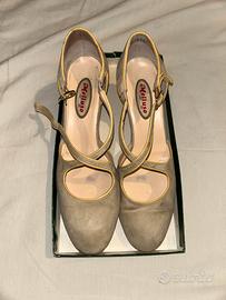 Sandali con zeppa Melluso