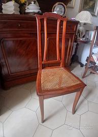 Sedie classiche legno paglia di vienna