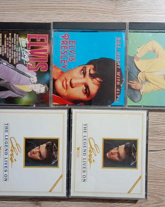 5 CD originali Elvis Presley