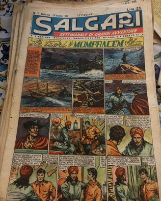 Raccolta fumetti Salgari