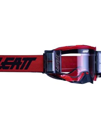 Maschera con Roll Off Leatt Rosso Blu / Grigio bia