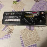 Tastiera elettrica per bambini con microfono