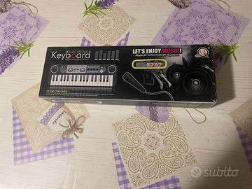 Tastiera elettrica per bambini con microfono