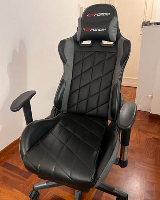 Sedia Gaming Nera  Modello "GTForce"