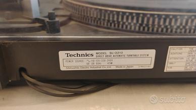 Giradischi technics SL3210