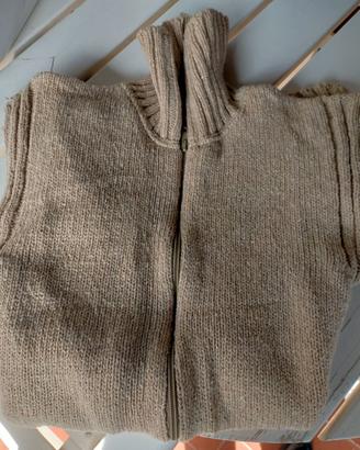 Gilet da uomo in misto lana