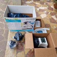 Pompa, filtro e accessori per piscina
