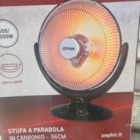 stufa a parabola in carbonio 