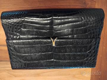 Pochette  in coccodrillo vero 