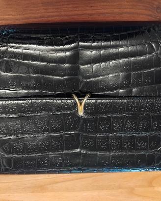 Pochette  in coccodrillo vero 