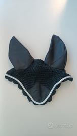 Cuffia per cavallo nera tg. L