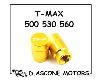 2 COPERCHI VALVOLE TMAX 500 530 560 ORO