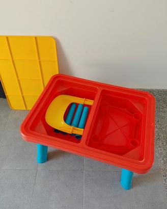 tavolo multigioco e sedia