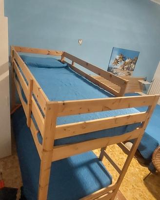 letto a castello legno MYDAL IKEA