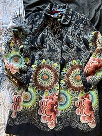 Cappotto Desigual fantasia etnica/floreale tg.44