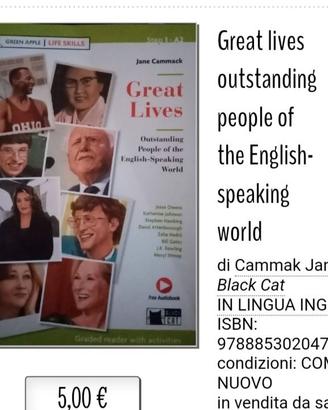Libro in lingua inglese